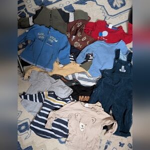 Assorted Baby Clothing Set with Bear Print